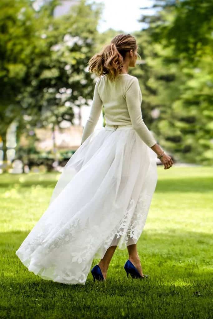 vestidos de novia dos piezas