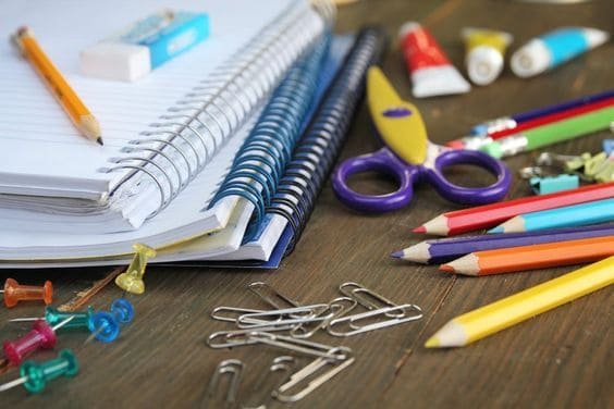 material escolar vuelta al cole